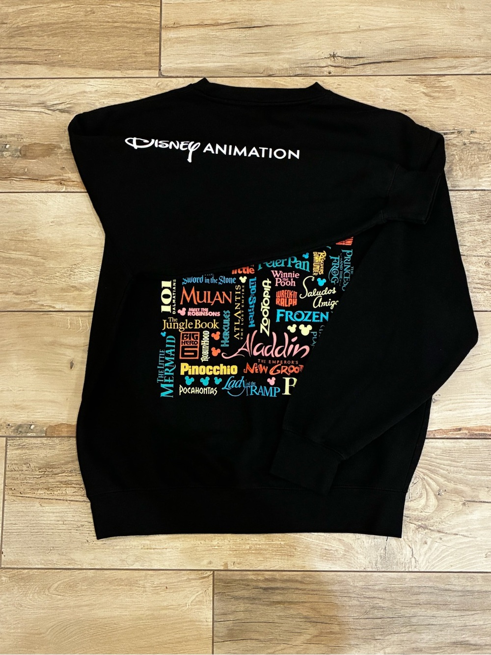 Disney Black Sweatshirt with Star Design